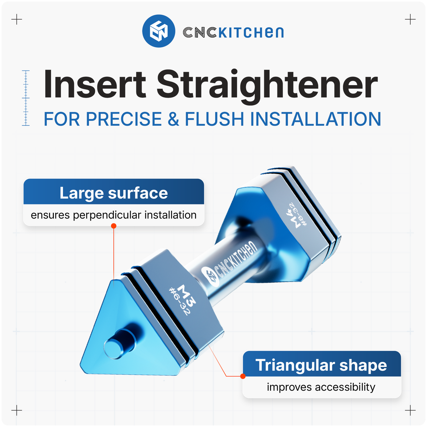 Insert Straightener M2 to M10