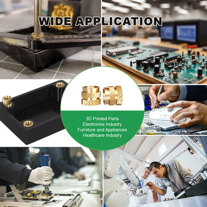 Mintion Assorted Threaded Insert Set - 500 stk.