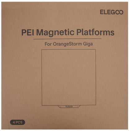 Elegoo OrangeStorm Giga PEI Magnetic Platform Kit (4 stk.)