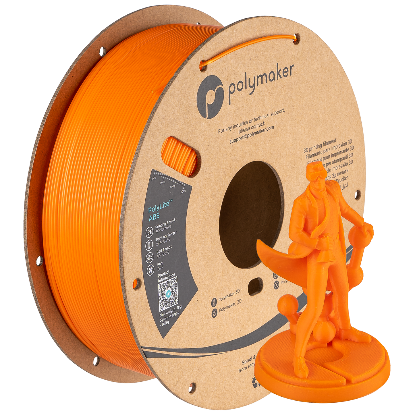 PolyLite™ ABS 1.75mm 1 kg