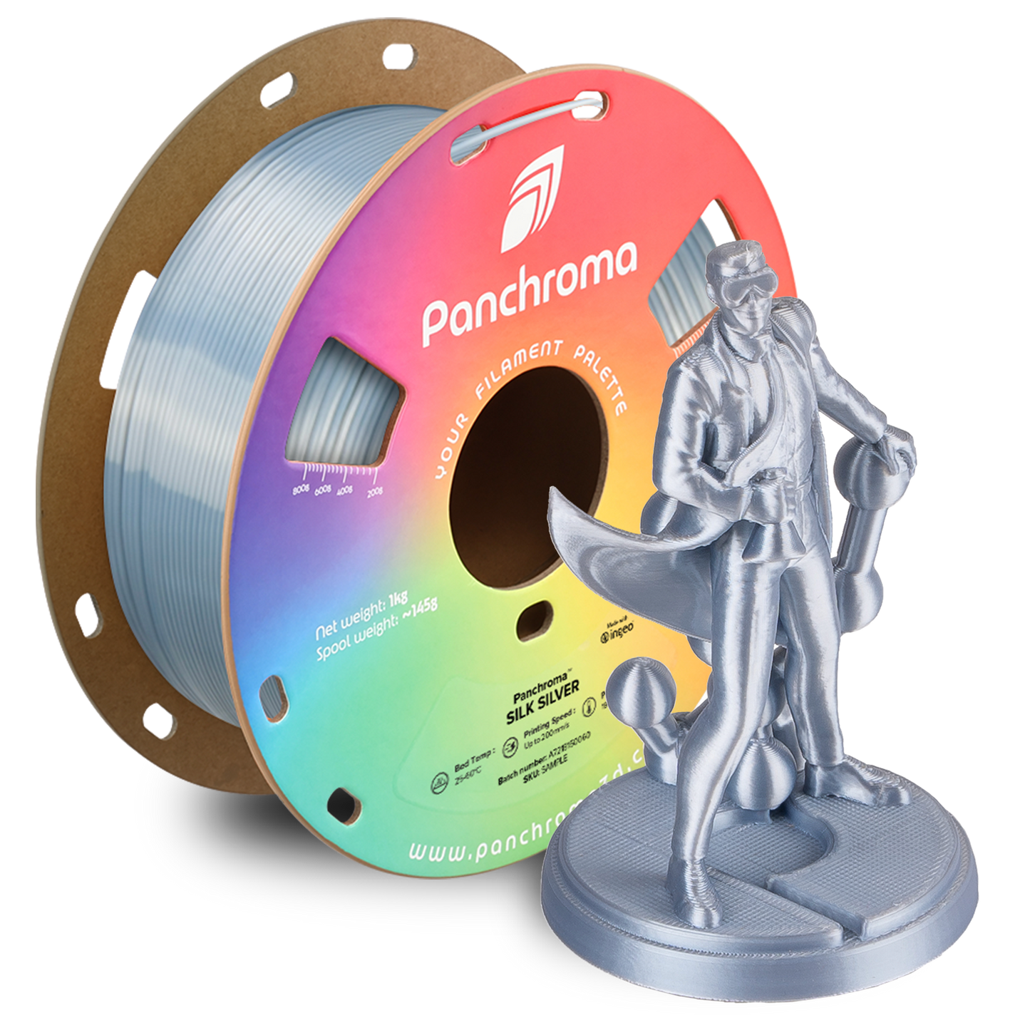 Panchroma™ PLA Silk 1.75mm 1 kg
