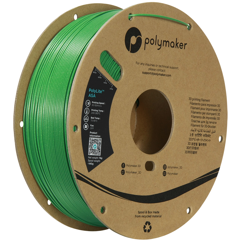 PolyLite™ ASA Galaxy green 1.75mm 1 kg