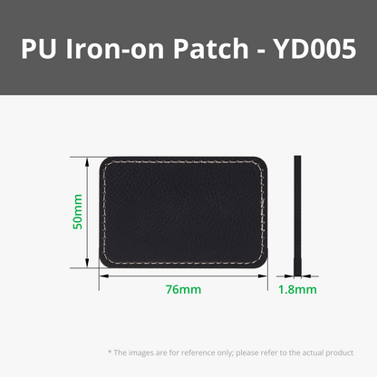Bambu Lab Rectangular PU Iron-on Patch (10 stk)