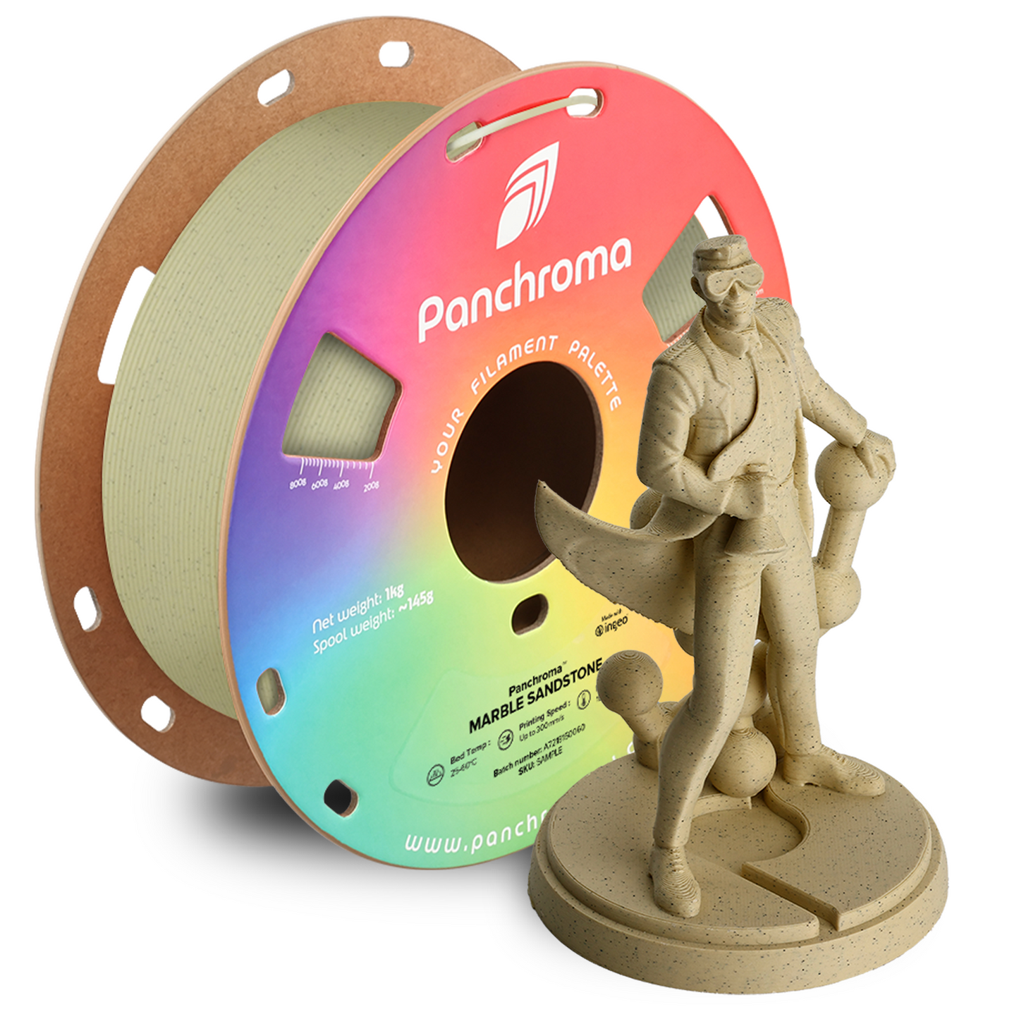 Panchroma™ Marble PLA - 1.75mm 1kg