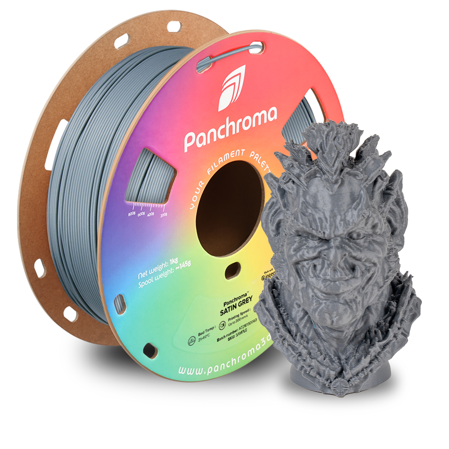 Panchroma™ Satin PLA – 1.75mm 1kg
