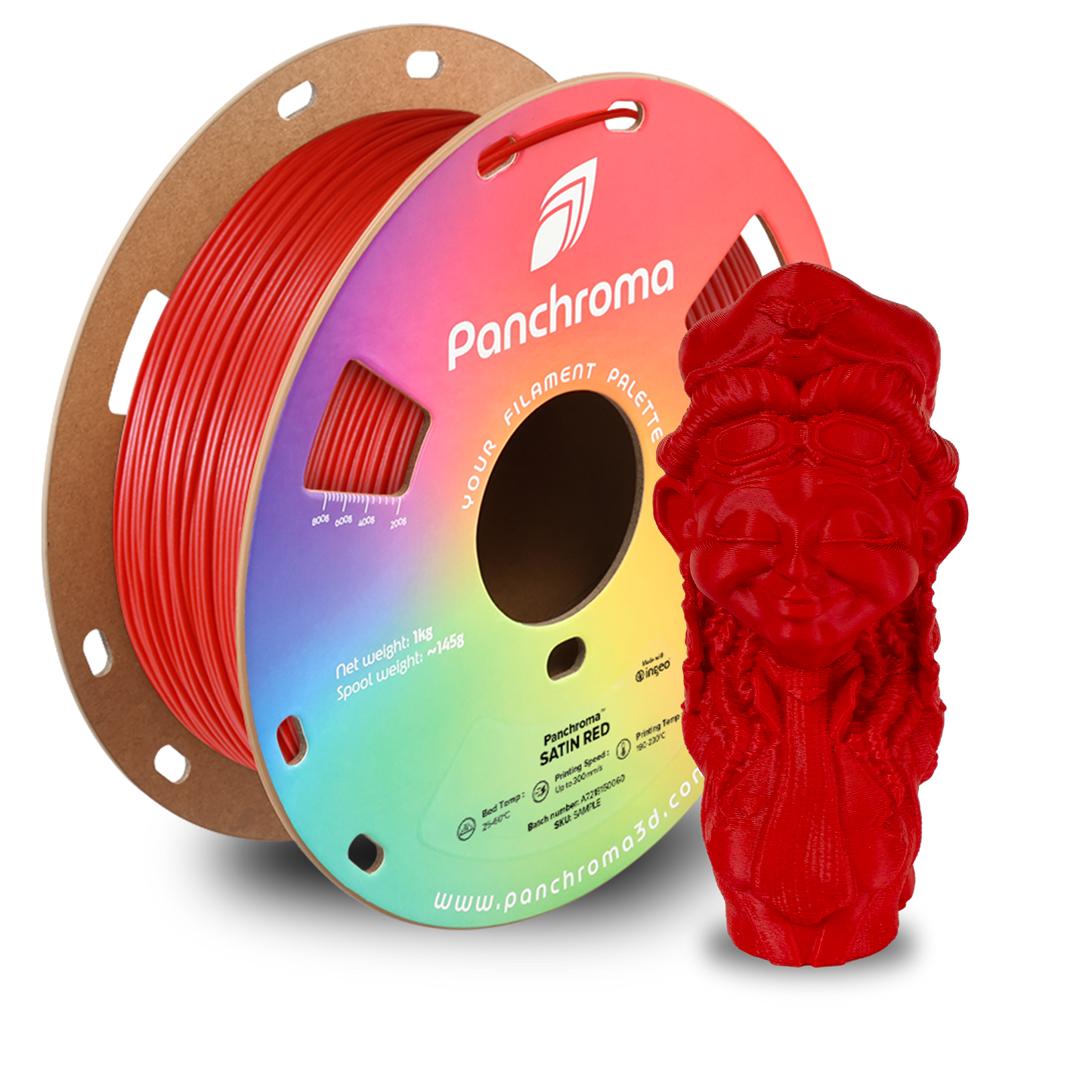 Panchroma™ Satin PLA – 1.75mm 1kg