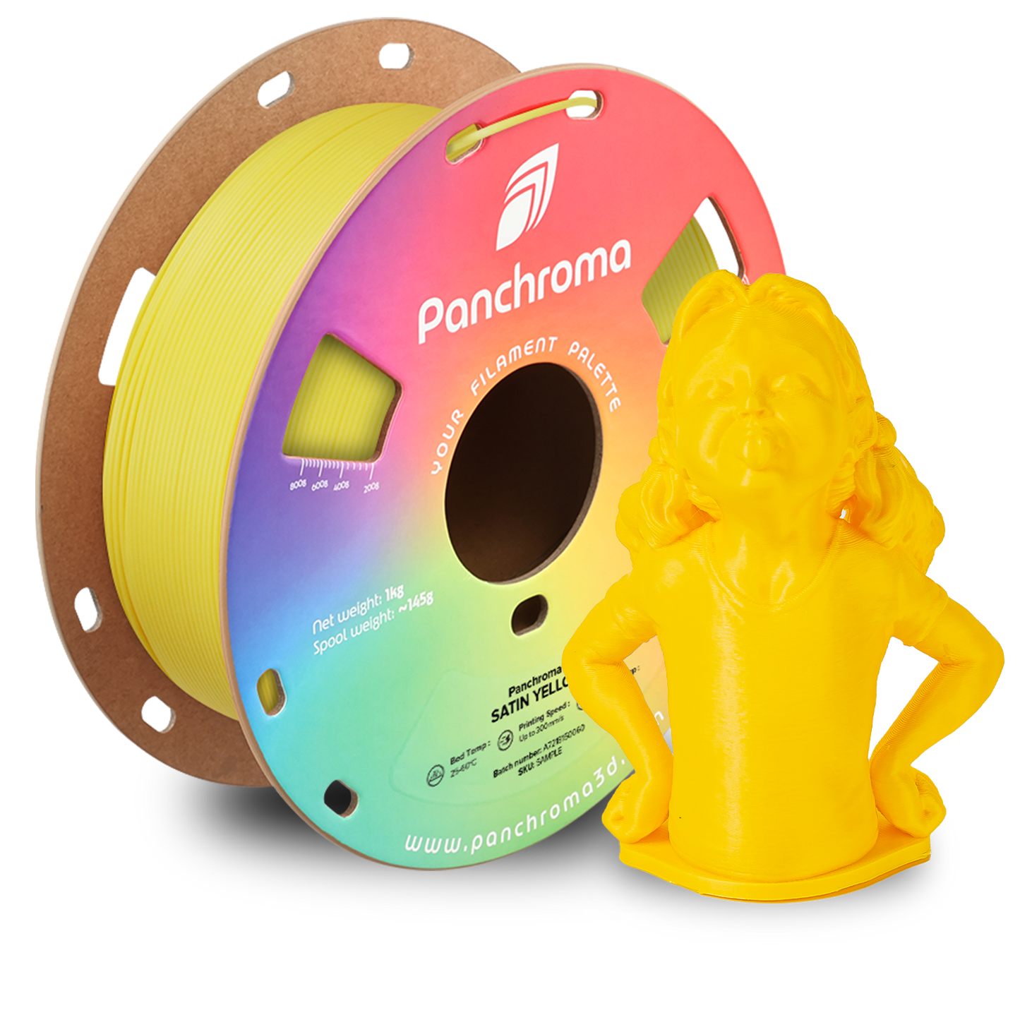 Panchroma™ Satin PLA – 1.75mm 1kg