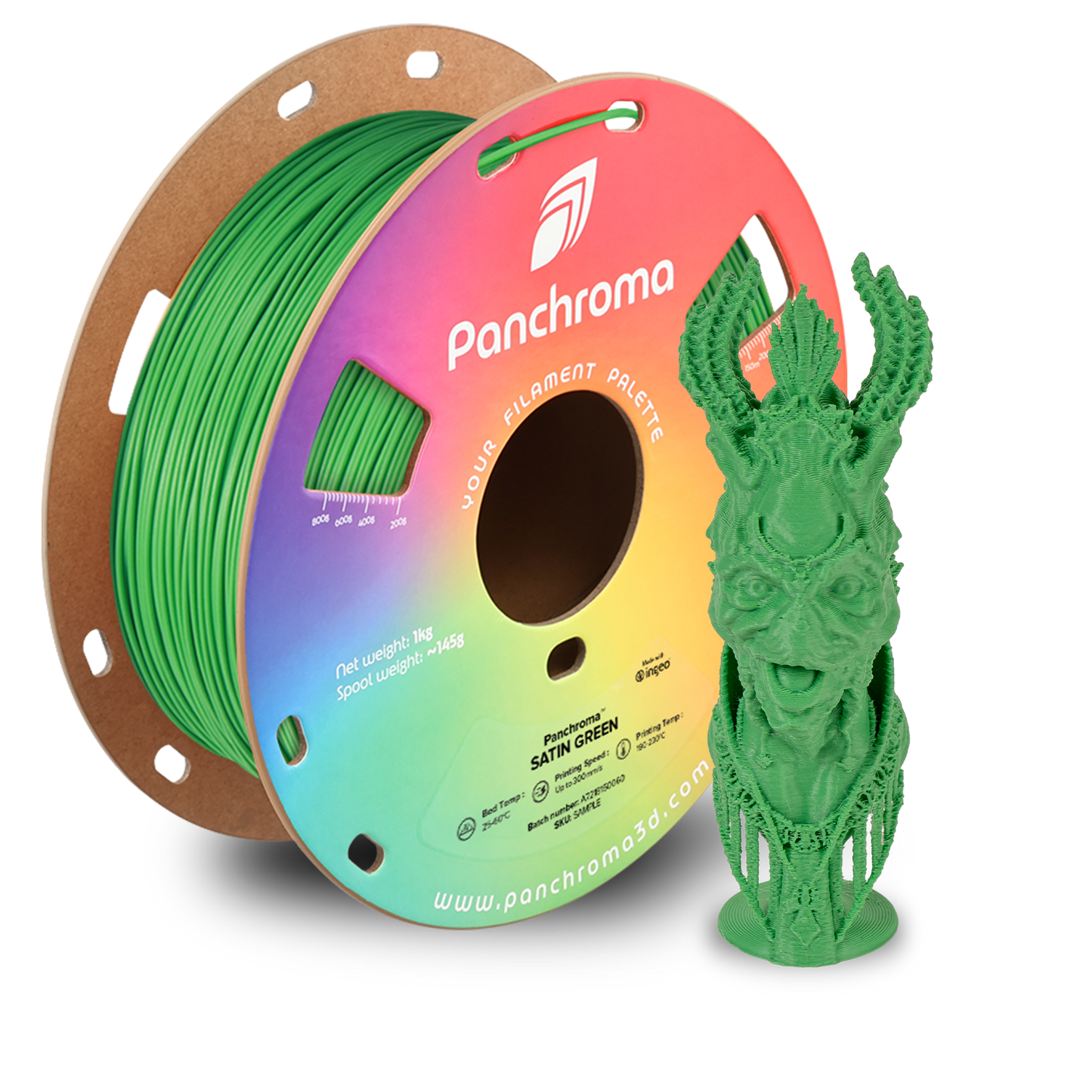 Panchroma™ Satin PLA – 1.75mm 1kg