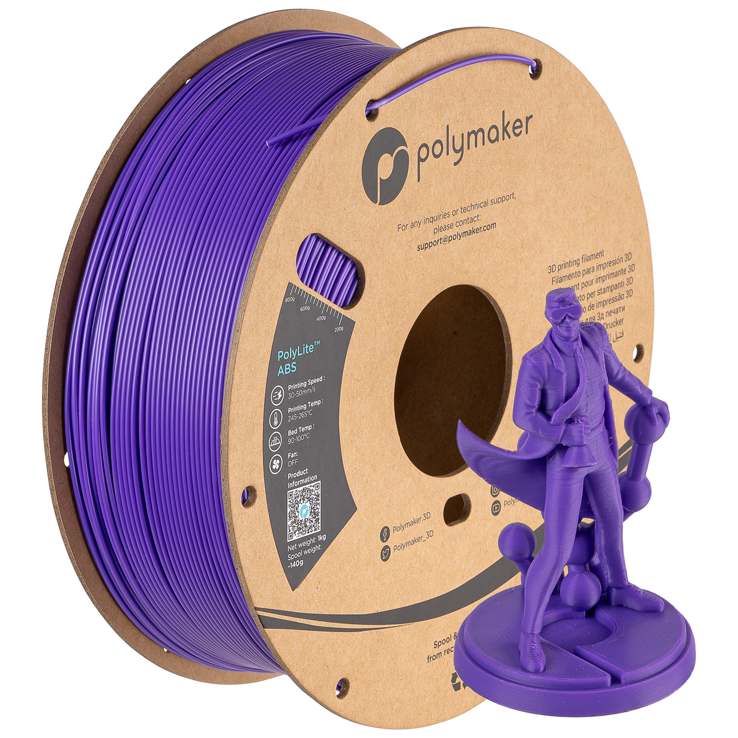 PolyLite™ ABS 1.75mm 1 kg