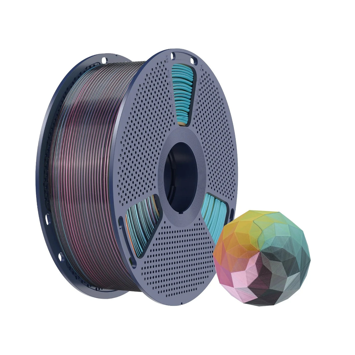 Sunlu Silk PLA+ Multi-colour filament (Dual-colour, Tri-colour & Four-colour) - 1.75mm 1kg