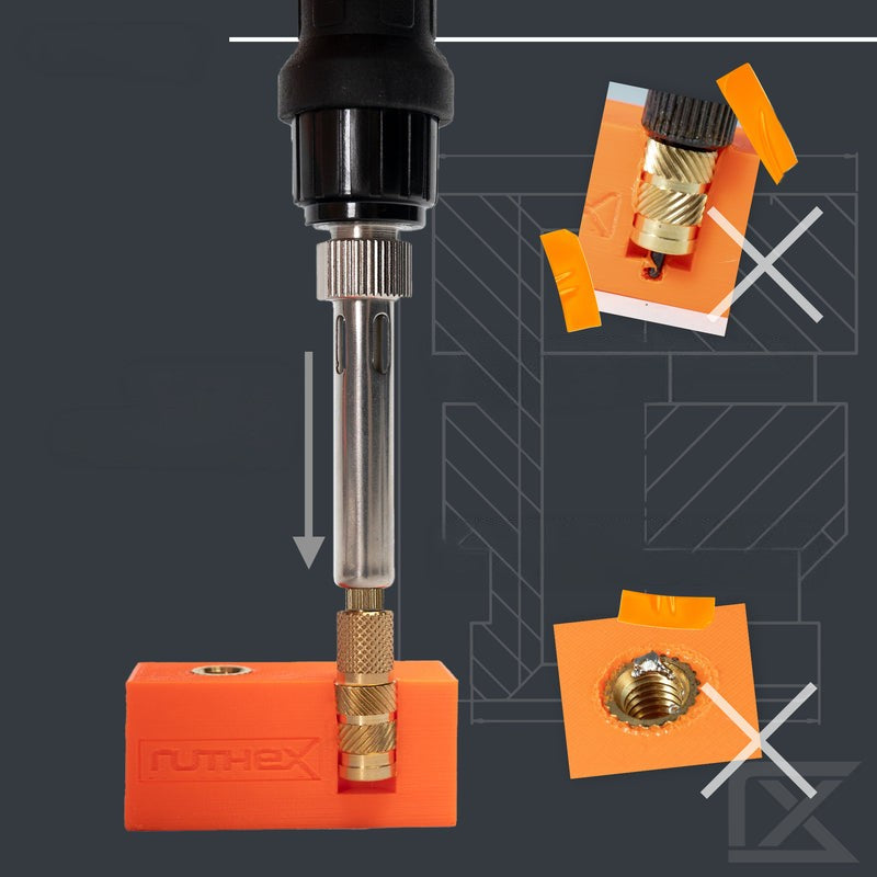 Ruthex Melting Aid for M10 3/8" thread inserts - 1 stk.