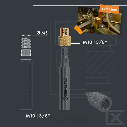 Ruthex Melting Aid for M10 3/8" thread inserts - 1 stk.