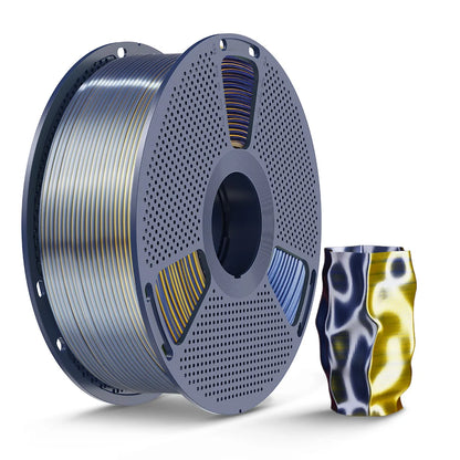 Sunlu Silk PLA+ Multi-colour filament (Dual-colour, Tri-colour & Four-colour) - 1.75mm 1kg