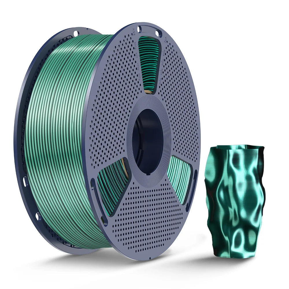 Sunlu Silk PLA+ Multi-colour filament (Dual-colour, Tri-colour & Four-colour) - 1.75mm 1kg