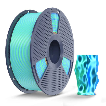 Sunlu Silk PLA+ Multi-colour filament (Dual-colour, Tri-colour & Four-colour) - 1.75mm 1kg