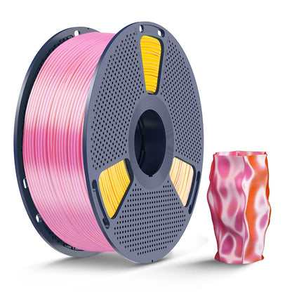 Sunlu Silk PLA+ Multi-colour filament (Dual-colour, Tri-colour & Four-colour) - 1.75mm 1kg