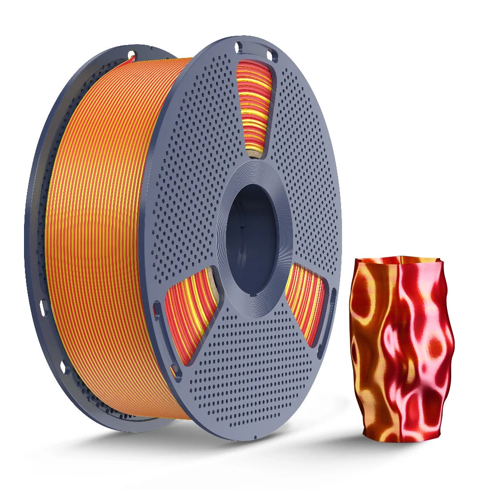 Sunlu Silk PLA+ Multi-colour filament (Dual-colour, Tri-colour & Four-colour) - 1.75mm 1kg