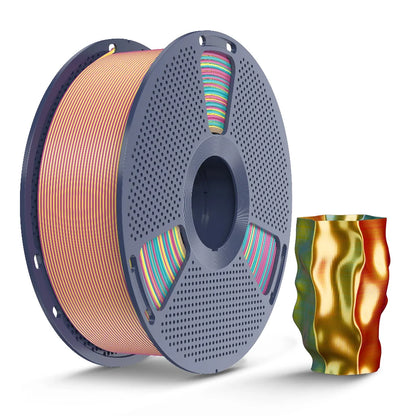 Sunlu Silk PLA+ Multi-colour filament (Dual-colour, Tri-colour & Four-colour) - 1.75mm 1kg