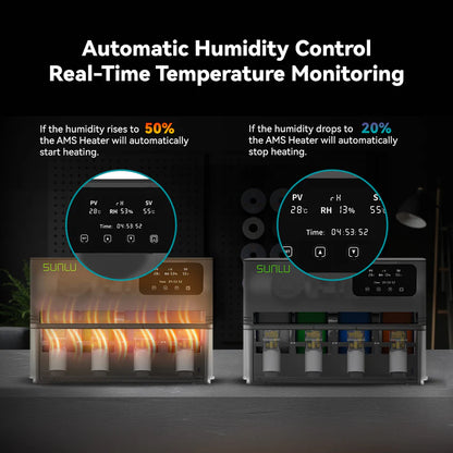 Sunlu AMS Heater - Opgradér din Bambu Lab AMS til at tørre filament