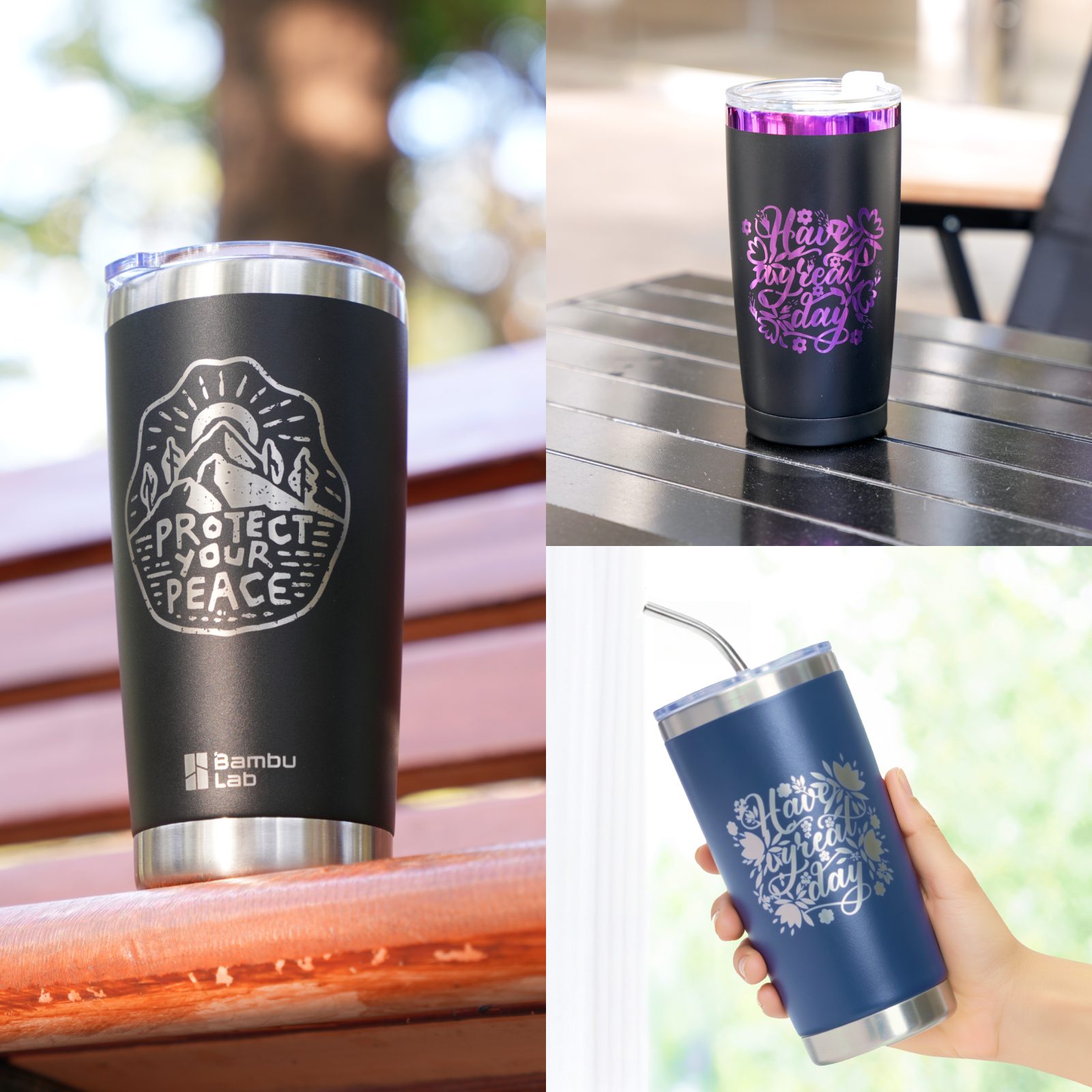 Bambu Lab 20oz Stainless Steel Tumbler