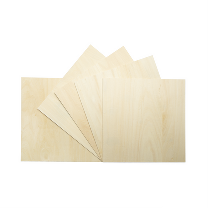 Snapmaker Basswood Sheet Pack (5 stk.) 3mm