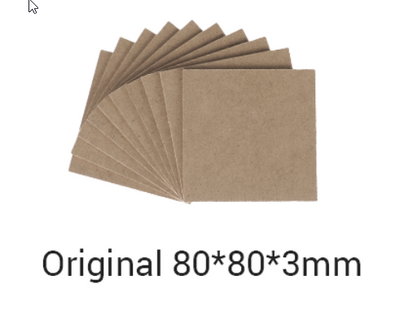 Snapmaker MDF wood board 3mm 10 pcs