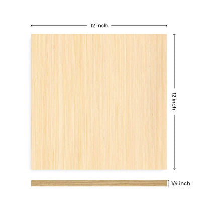 1/4" Basswood Plywood (6pcs)