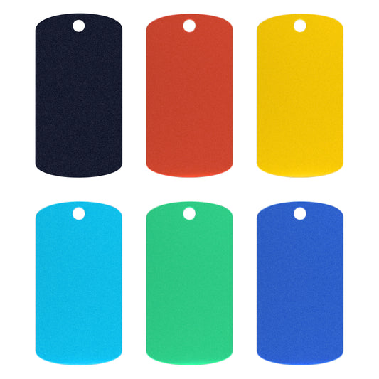 TOOCAA Colorful Aluminum Engraving Army Tag (30  stk.)
