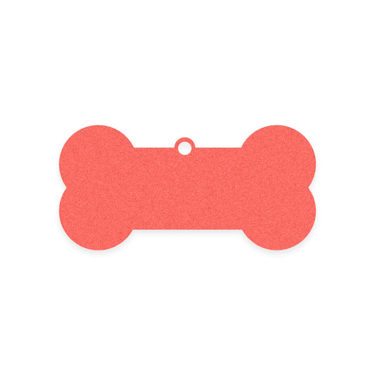 Colorful Aluminum Engraving Dog Bone Tag (30 stk.)