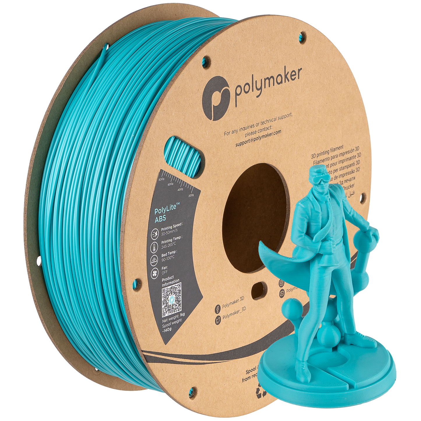 PolyLite™ ABS 1.75mm 1 kg