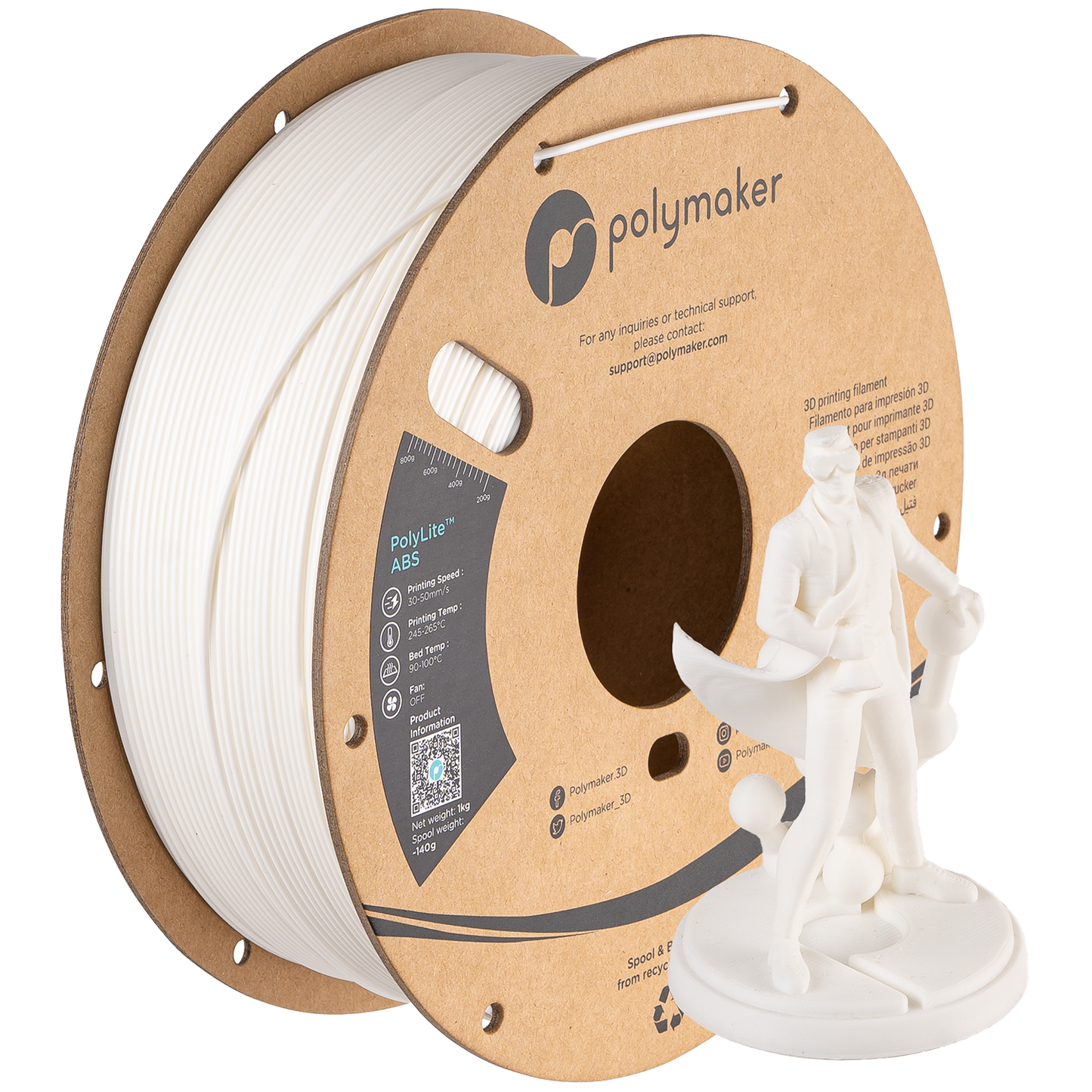 PolyLite™ ABS 1.75mm 1 kg