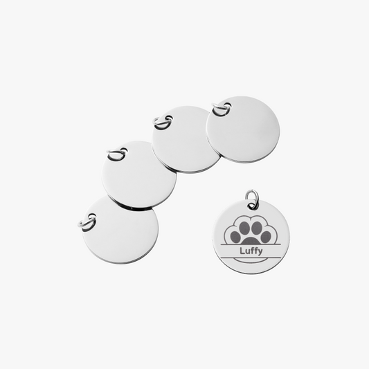 Bambu Lab Round Stainless Steel Tag (5 pcs.)