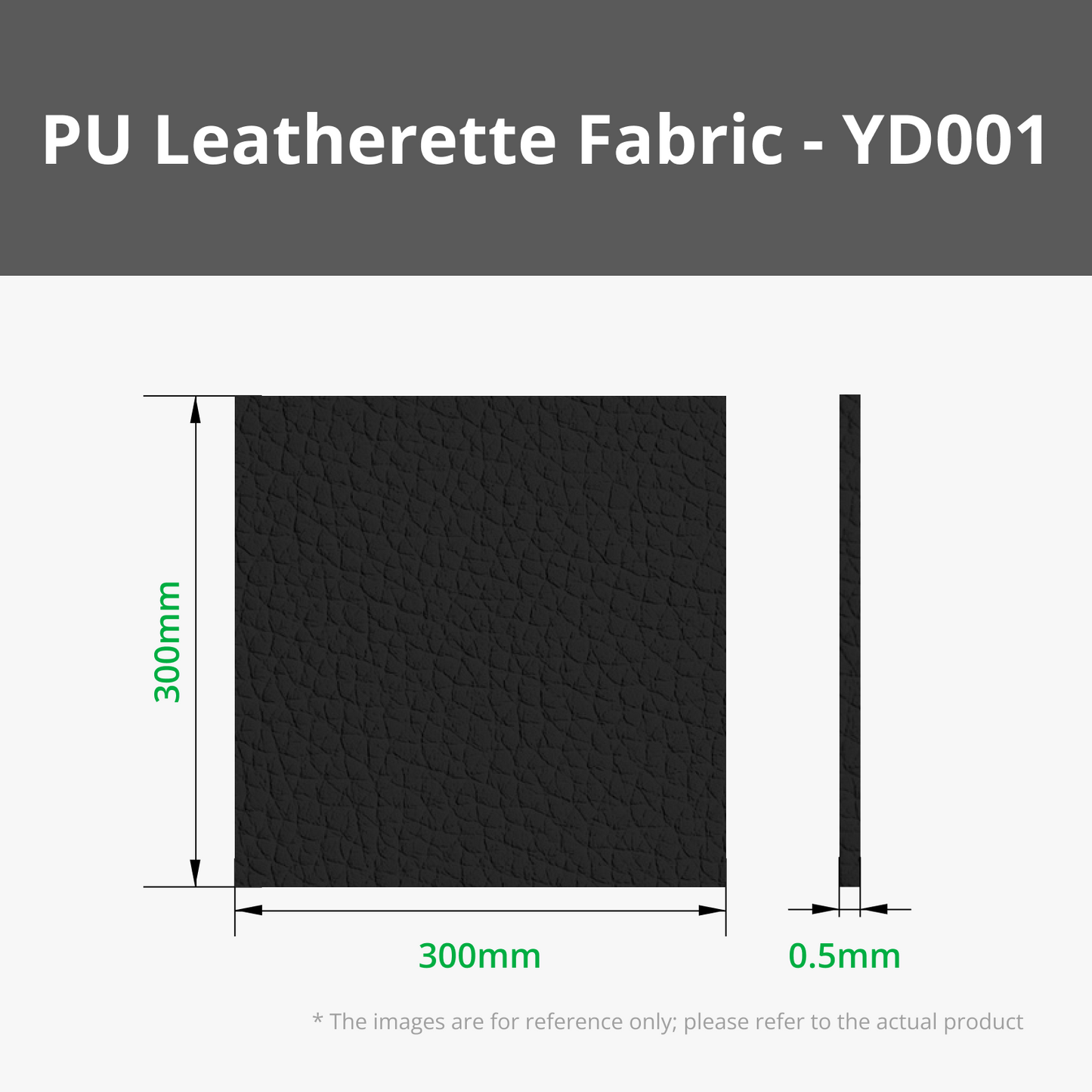 Bambu Lab Pebbled PU Leatherette Fabric 300x300mm (5 pcs.)