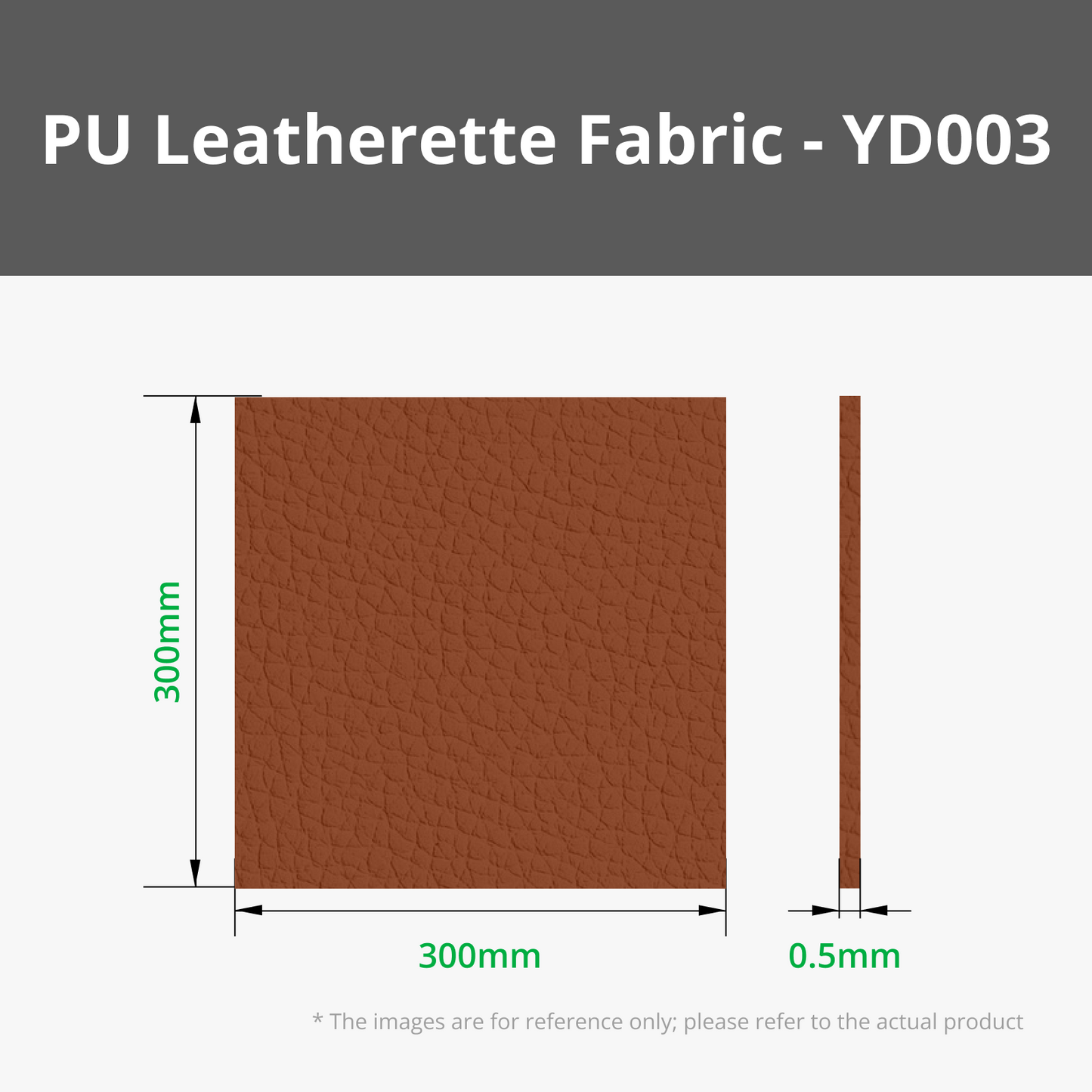 Bambu Lab Pebbled PU Leatherette Fabric 300x300mm (5 pcs.)