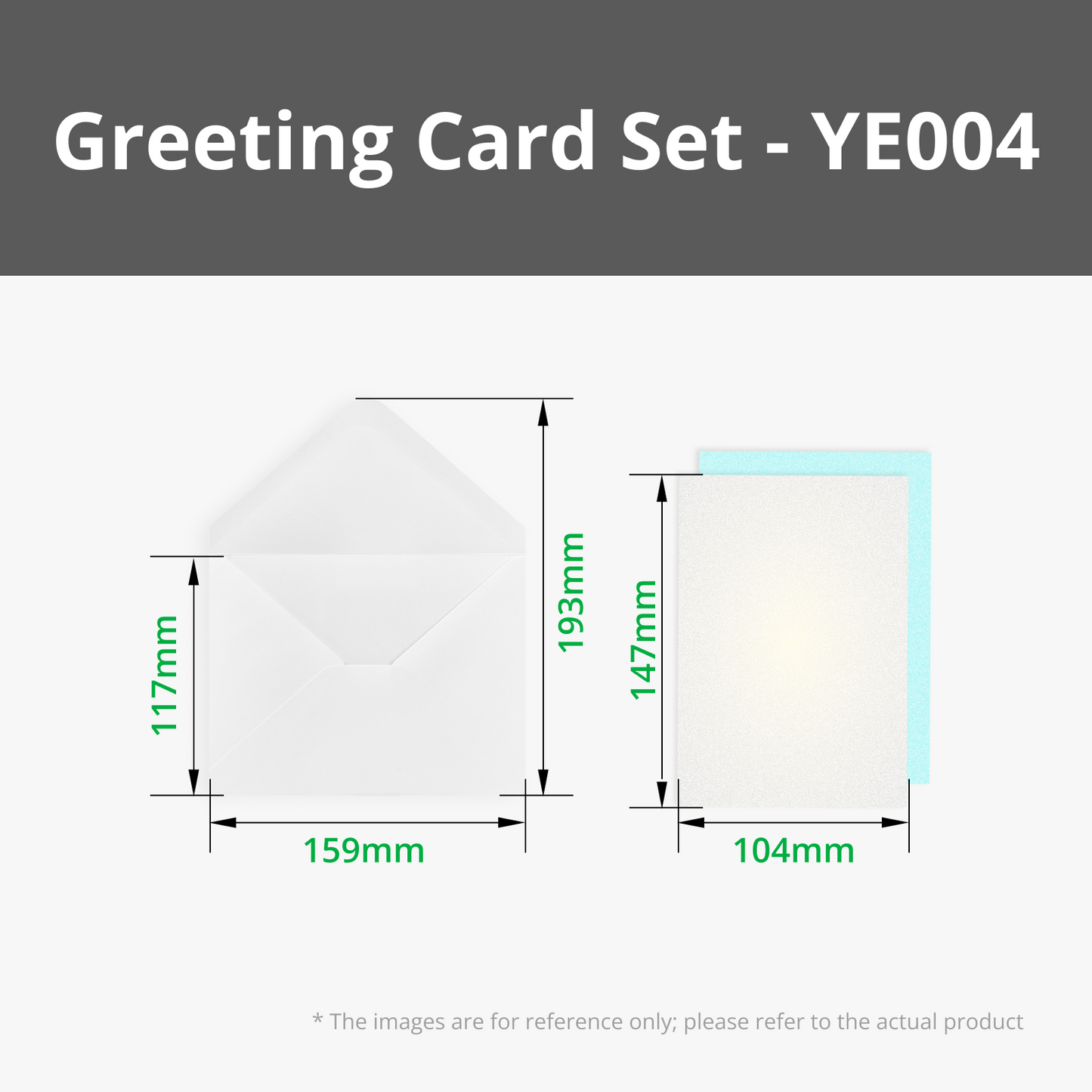 Bambu Lab Pearlescent White Greeting Card Set (2 stk.)