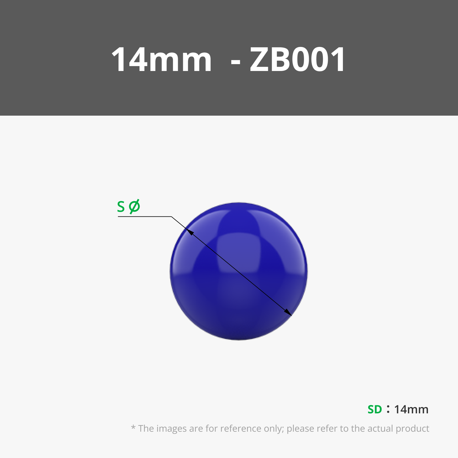 Plastic ball (10PCS) - ZB001 - 14mm Plastic ball (10PCS) - ZB001