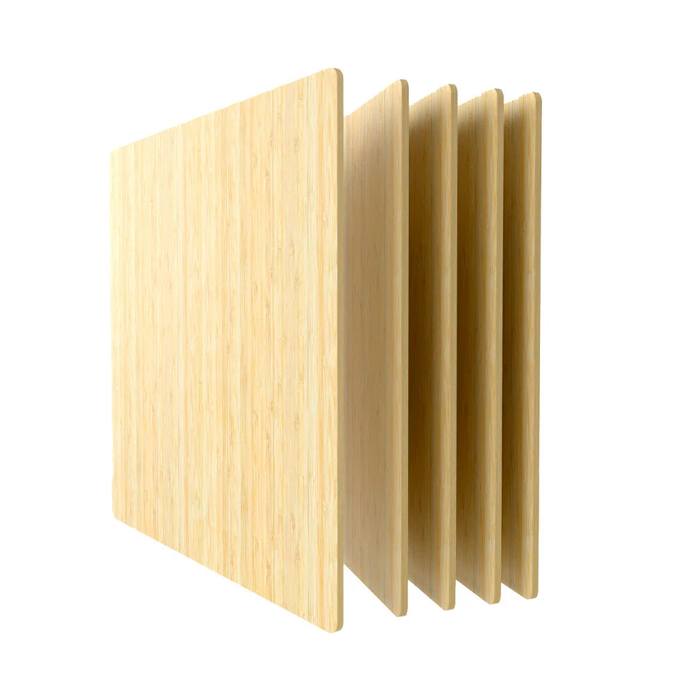 Creality Falcon Natural Bamboo Board 200x200 3mm (10 stk.)