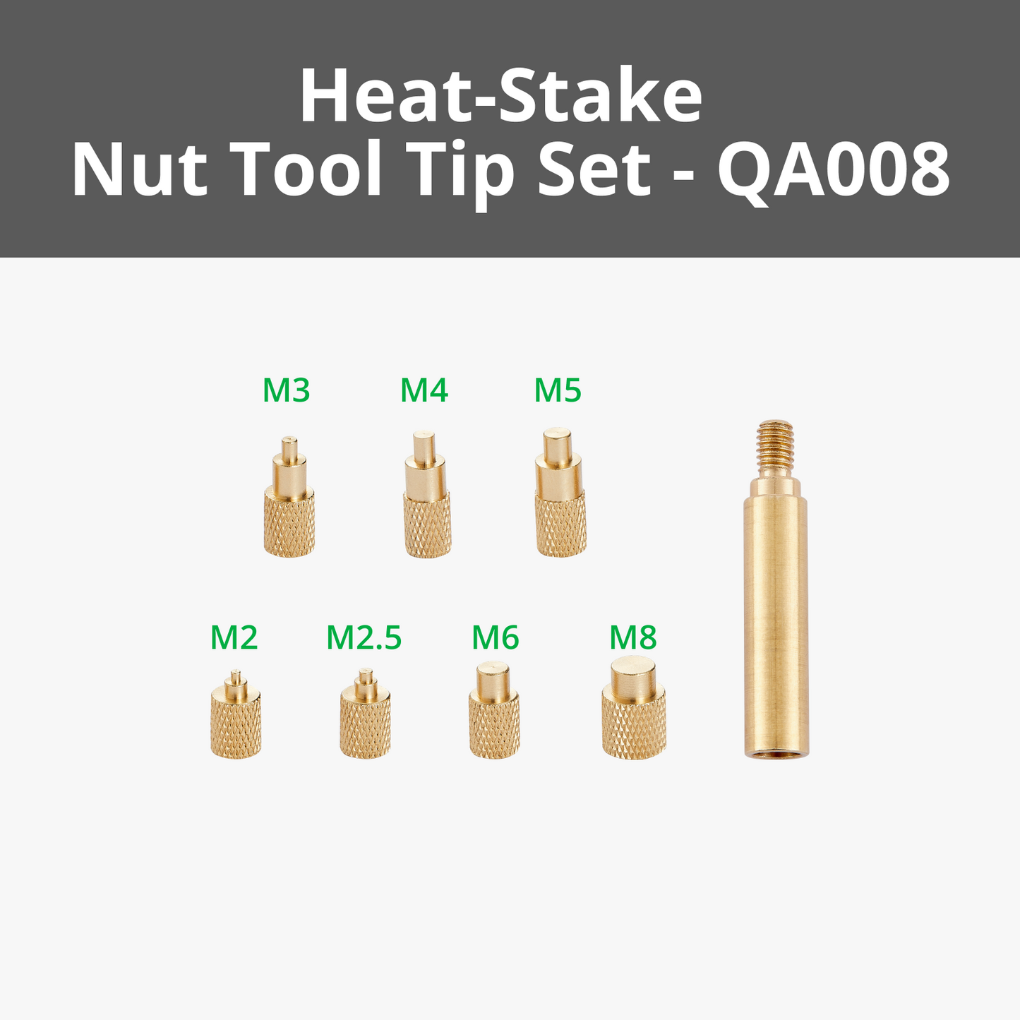 Bambu Lab Heat-Stake Nut Tool Tip Set (1 stk.)