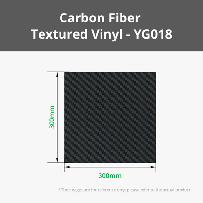 Bambu lab Carbon Fiber Textured Removable Vinyl (10 stk.)