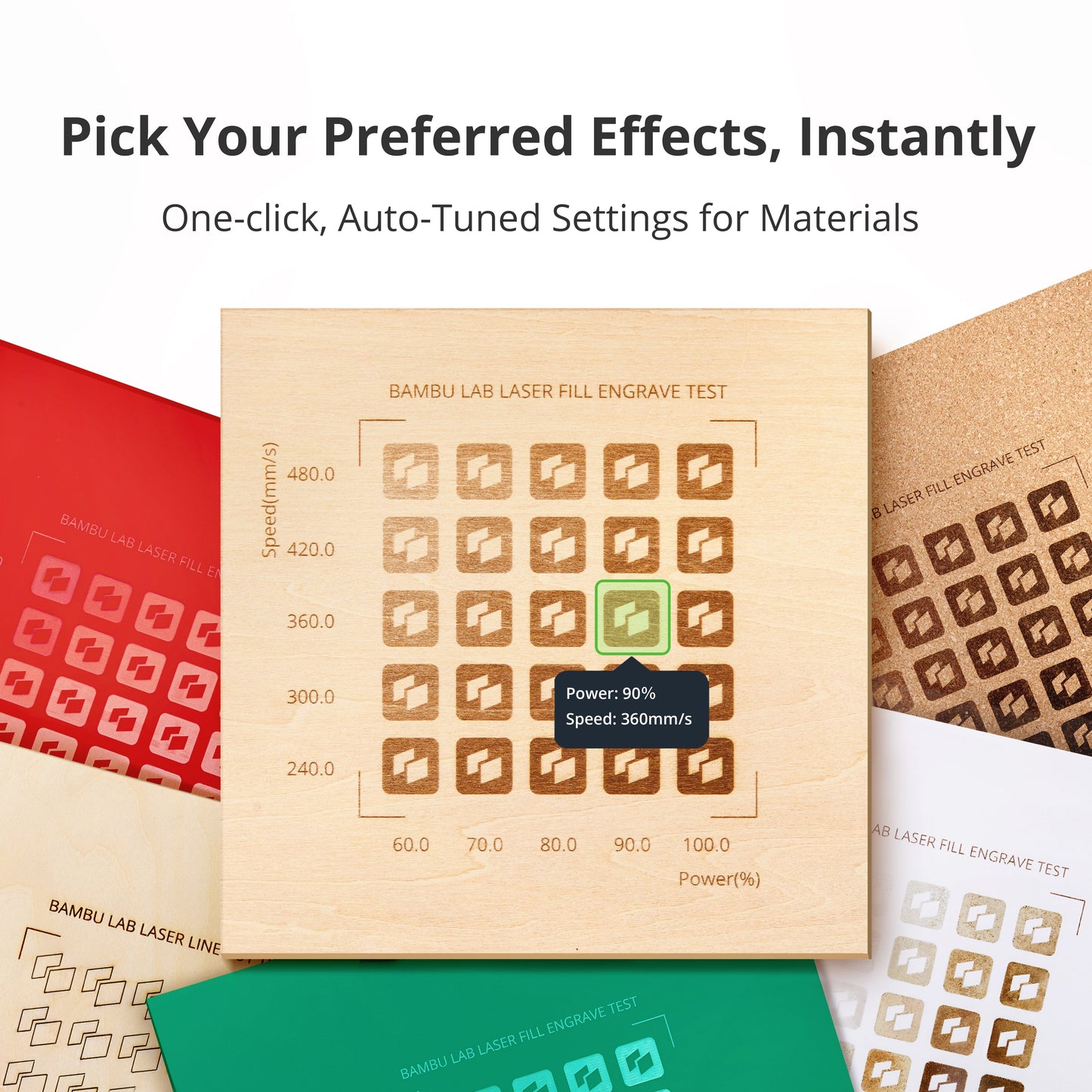 Bambu Lab Birch Plywood 3mm (6 stk.)