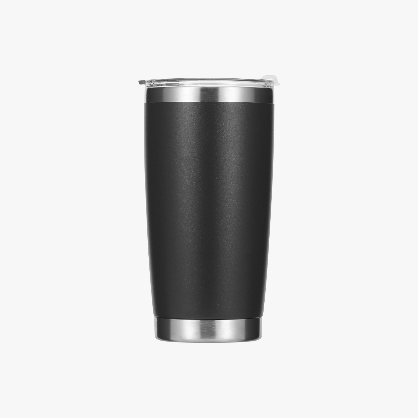 20oz Stainless Steel Tumbler - 20oz Stainless Steel Tumbler - Black to Silver - YC013 / Laser Engraving