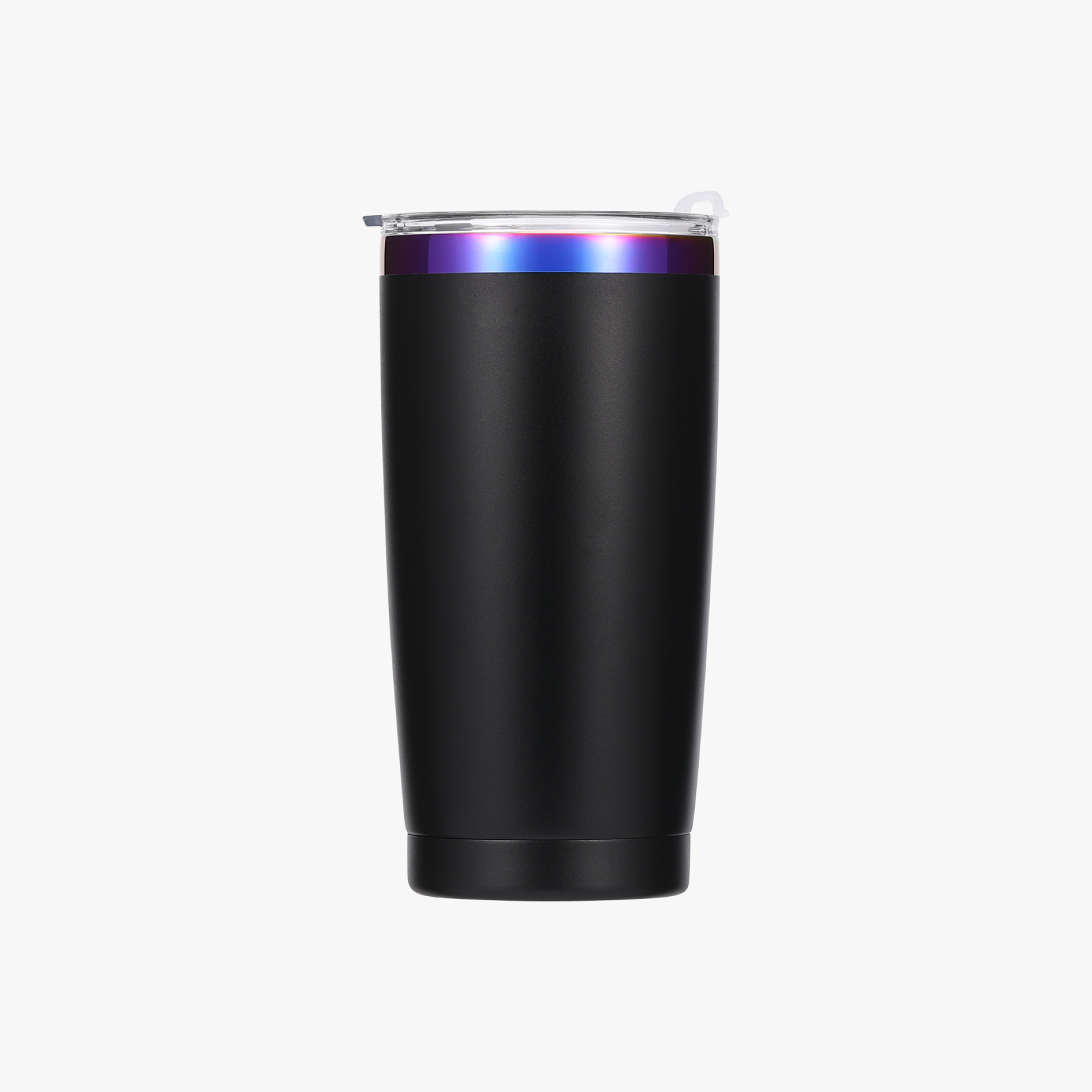 20oz Stainless Steel Tumbler - 20oz Stainless Steel Tumbler - Black to Iridescent - YC015 / Laser Engraving