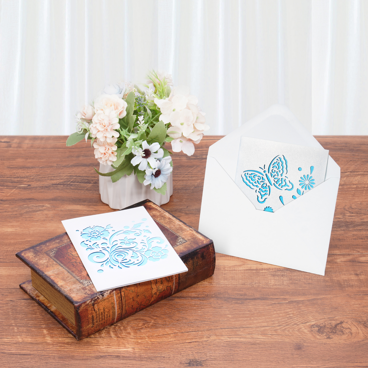 Bambu Lab Pearlescent White Greeting Card Set (2 stk.)