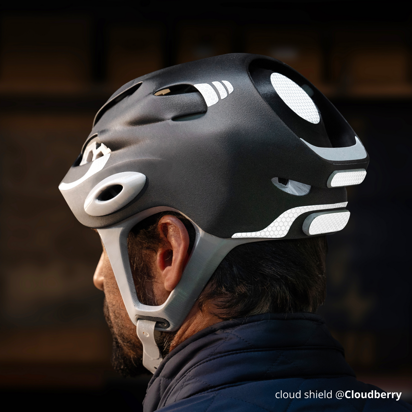 Bambu lab Light Gray Reflective Decal Sheet (5 stk.)