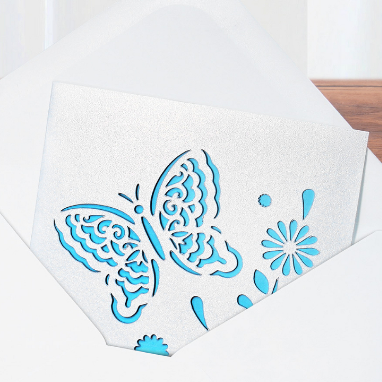 Bambu Lab Pearlescent White Greeting Card Set (2 stk.)