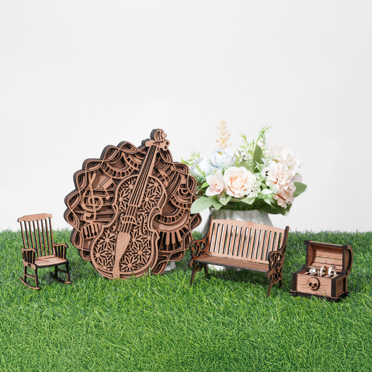 Bambu Lab Sapele Plywood 3mm (6 stk.)