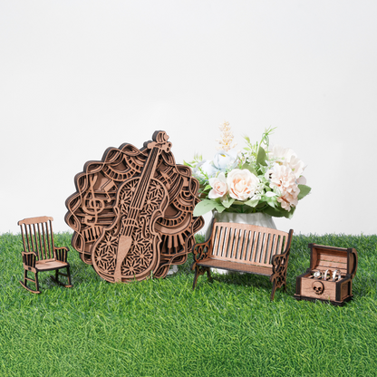 Bambu Lab Sapele Plywood 3mm (6 stk.)