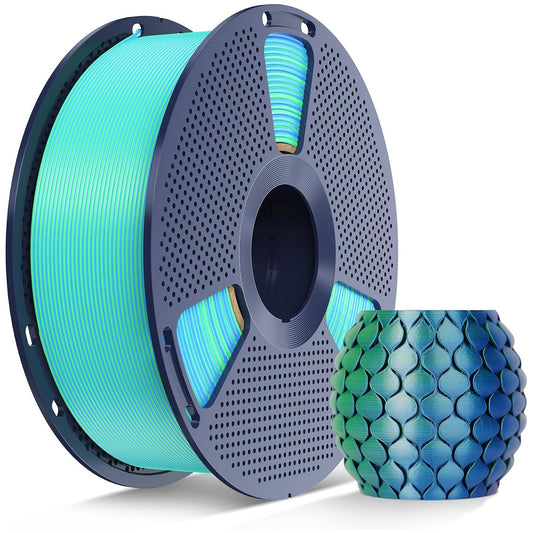 Sunlu Silk PLA+ Multi-colour filament (Dual-colour, Tri-colour & Four-colour) - 1.75mm 1kg