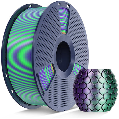 Sunlu Silk PLA+ Multi-colour filament (Dual-colour, Tri-colour & Four-colour) - 1.75mm 1kg
