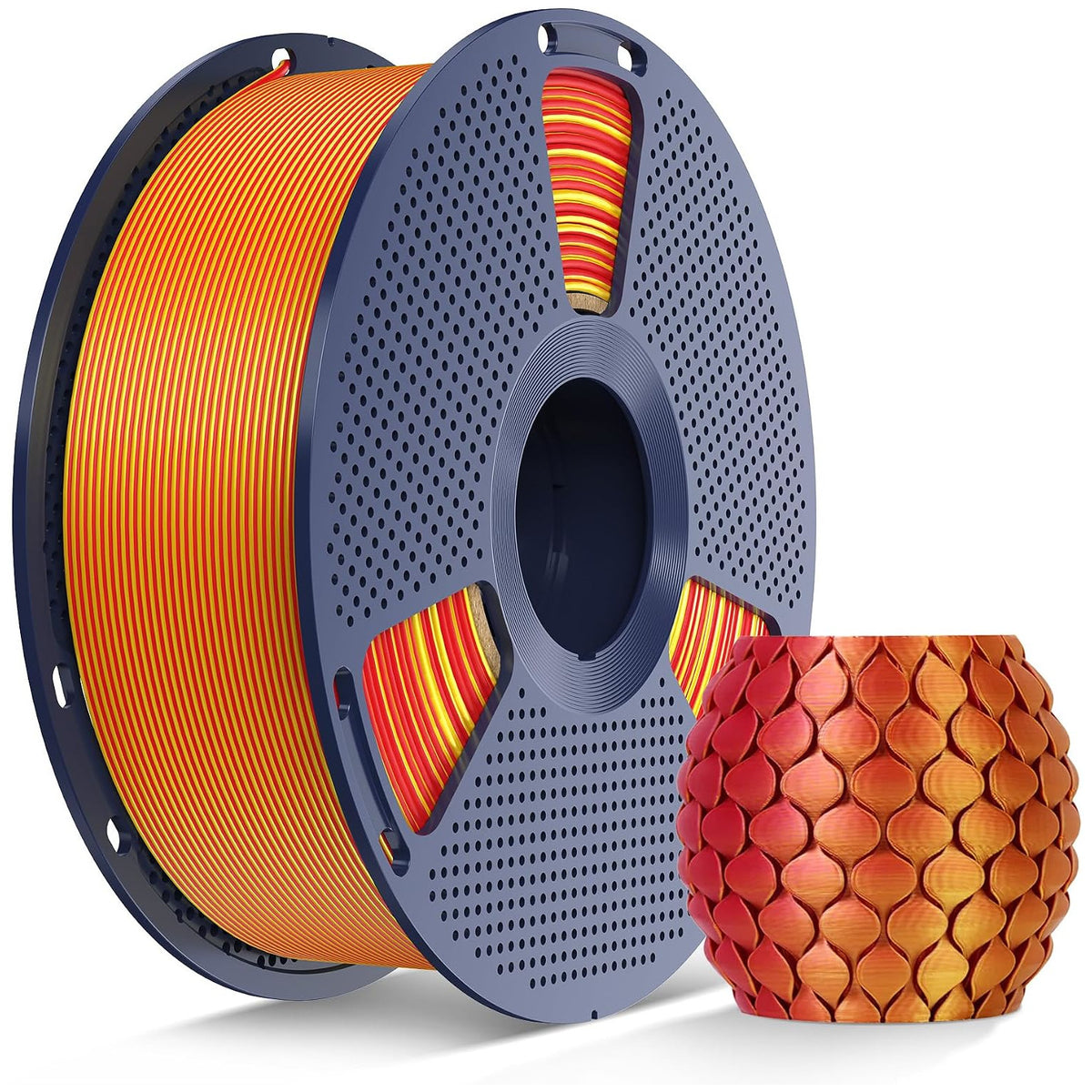 Sunlu Silk PLA+ Multi-colour filament (Dual-colour, Tri-colour & Four-colour) - 1.75mm 1kg